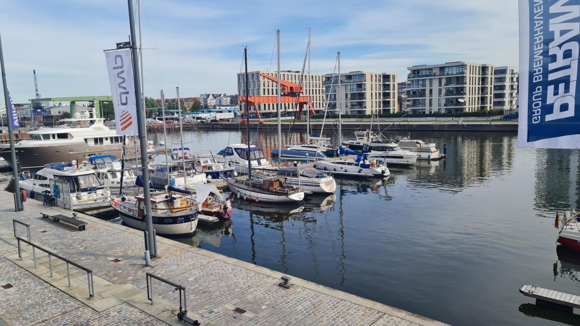 Ferienwohnung Neuer Hafen Marina Bremerhaven Eksteriør billede